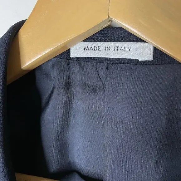 Armani Collezioni Navy Blue G Line Mens Blazer Sport Coat Suit Jacket Wool 44